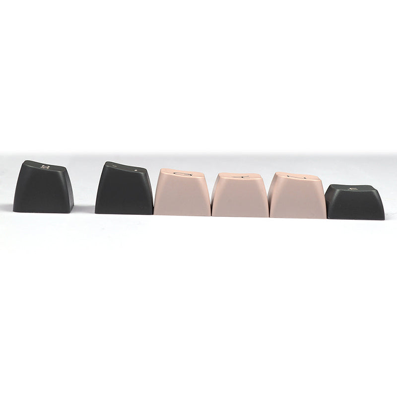 Ajazz Peace Keycap Set 129 Keys JSA Profile side view