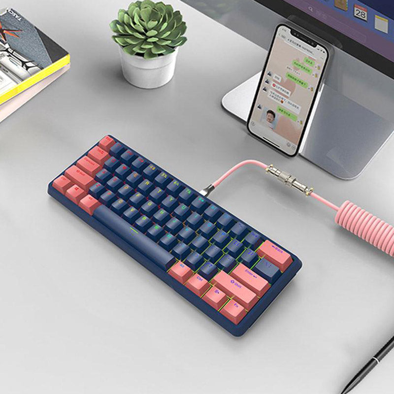 CoolKiller CK181 Mini Blue DIY Mechanical Keyboard