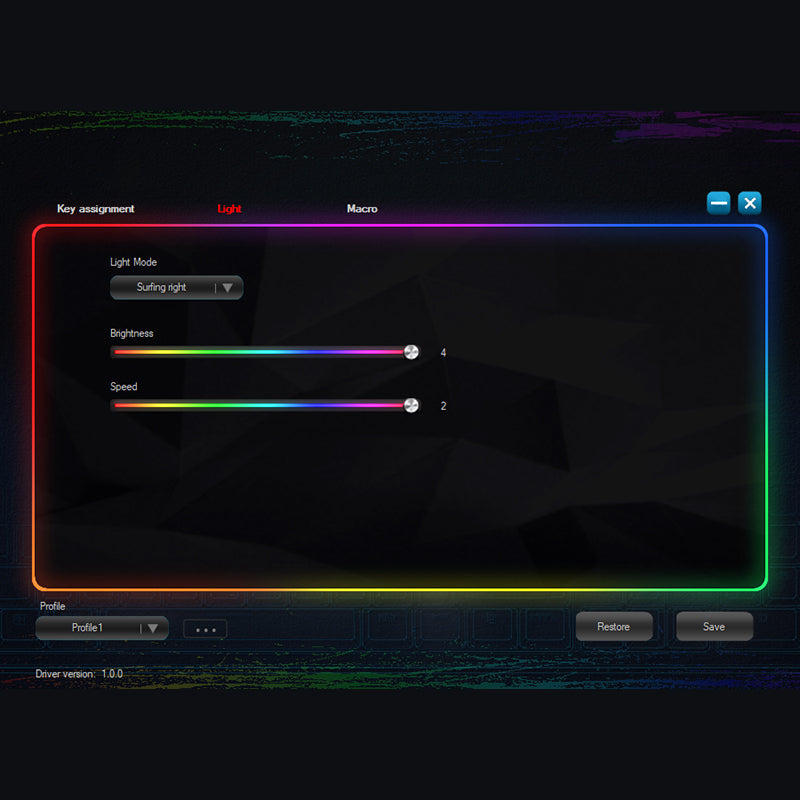 ZIDLI DNA65 DIY Kit key assignment