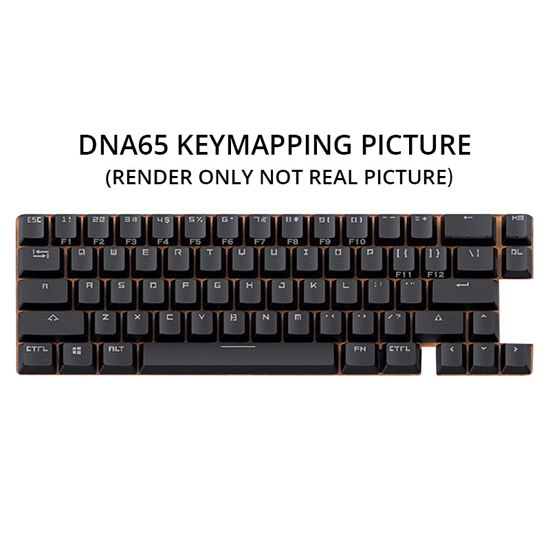 ZIDLI DNA65 DIY Kit keymapping