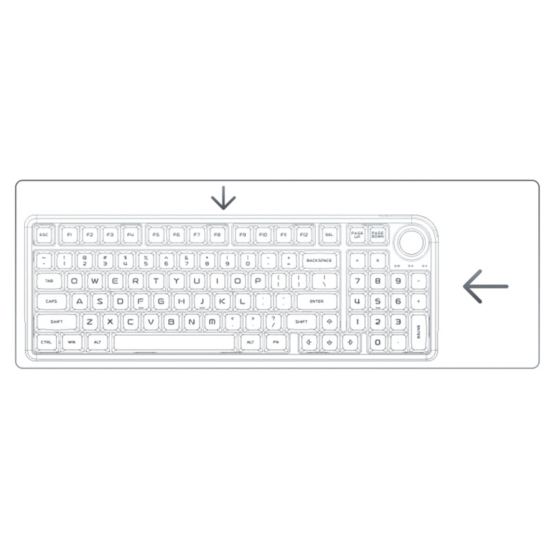 Dukharo VN96 Gasket Mechanical Keyboard detiails