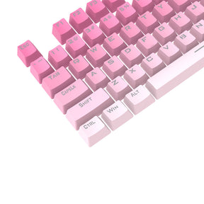 104 Keys Gradient Pink Keycaps