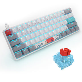 SKYLOONG GK61 ホワイト メカニカル キーボード