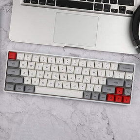 SKYLOONG GK68 White Wireless Mechanical Keyboard - whatgeek