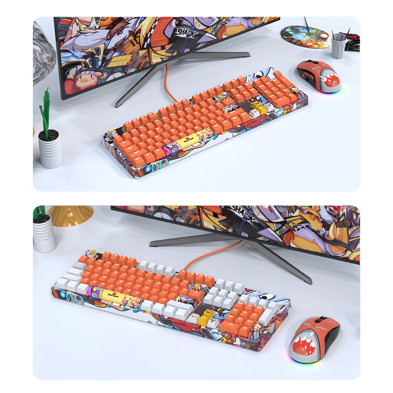 Ajazz Dye Sublimation PBT Keycap Set 9 Keys-Tapelf