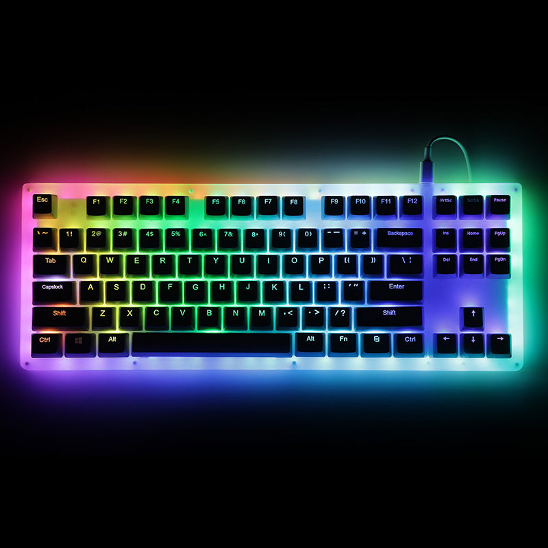 rgb black mechanical keyboard