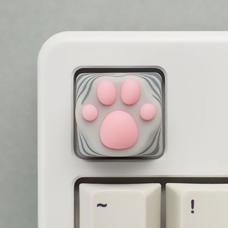 ZOMO PLUS Multi-Color ABS & Silicone Kitty Paw Artisan Keycap - Thumbnail 2