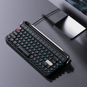 ACGAM ACTTO B703 Wireless Typewriter Retro Mechanical Keyboard